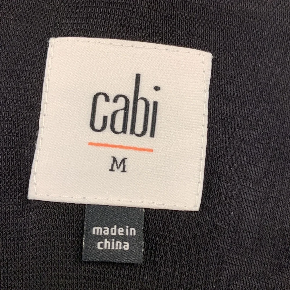 CAbi Black & White razorback V-neck dress - M - Picture 5 of 6